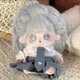 無属性 ぬいぐるみ 20cm 着せ替えぬいぐるみ グレーの髪とグレーの目女の子 綿人形 コットンドール キャラクターぬいぐるみ