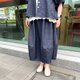 [予約販売] 柔らかデニムバルーンスカートの画像