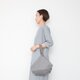 1点もの Pointy corn bag / light grayの画像