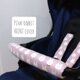 ベビーカーフロントカバー　pink rabbitの画像