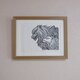 【木版画】二つの川が一つとなって(額装済)の画像