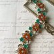 Plastic&Metal Flower Braceletの画像