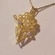一点もの　K18『ハハコグサ』ダイヤモンドのペンダントヘッドの画像