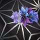 桔梗と紫陽花の髪飾り★藍紫★ヘアコーム