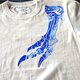 ティラノサウルス Adult Tシャツ　バニラホワイトの画像