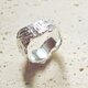 再販★Texture ring（sv）の画像