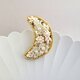 金のお月様のブローチ D