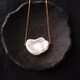 【K14gf】Biwa Pearl Necklace／ビワパール チェーンネックレスの画像