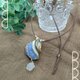 シー陶器とシーグラスのネックレスの画像