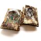 『風神雷神〜ブロンズ』B5サイズ　金襴織物御朱印帳袋　御朱印帳ケース　御朱印帳バッグ　見開き御朱印帳袋　御朱印帳入れ　金襴　正絹