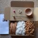 糸紡ぎセット（サクラ）　種付き綿とコットンスライバーとタクリスピンドルの画像