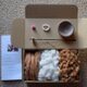糸紡ぎセット（ウォルナット）種付き綿とコットンスライバーとタクリスピンドルの画像