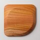 コースター（木製・無垢・リバーシブル）Wood Coaster ラウンドスクエア　ケヤキの画像