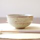 赤陶土と白釉の飯碗の画像