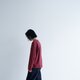 MVSコットン/センターバックT/tawny port/size1・2の画像