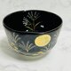 京焼　抹茶碗　黒釉　月とネコの画像