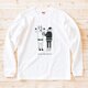 長袖Tシャツ『トナカイさんにもプレゼント』男女兼用 ロンTの画像
