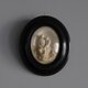 19世紀 メダイヨン 額装 マリア母・アンナと少女マリア フランス アンティーク 0501543の画像