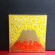 幸せを呼ぶ赤富士ミニ色紙  原画の画像