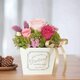プリザーブドフラワー【ピンク】／フラワーアレンジメント 誕生日 母の日 お祝い 花 プレゼントの画像