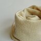 手織りカシミアマフラー・・ホワイトチョコの画像