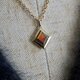 rainbow garnet necklace（orange)の画像