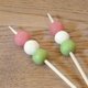 季節小物【お花見団子　1串】三色団子　春　ひなまつり　ミニチュアの画像