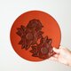 示現寺椿紋丸皿の画像
