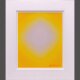 新絵具U35と伝統のフランス油絵具使用●『黄色のひかり』●がんどうあつし絵画額付の画像