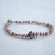 -Brown moonstone- bracelet