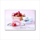 1625) バスケットの苺とロールケーキ   ポストカード5枚組　の画像