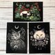 オリジナルポストカード３枚セット 「ねこつむり 恋人達の休息」「Anne」「Rorry」★ 猫 星月猫 アートの画像