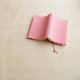 手織りブックカバー(文庫）ピンクの画像