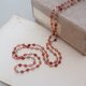 long necklace silk アンデシンの画像