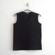 【Vネック-黒】一枚で魅せるスリーブレスTシャツの画像