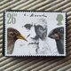 イギリス　ダウイン切手ブローチ 9587の画像