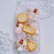 苺ミルクお菓子のiPhoneケース　フェイクスイーツの画像