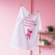 ★送料無料★EViLDuDE ピンクTシャツ(受注制作/ユニセックスS〜XXL)の画像