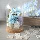 誕生月の天然石 Flower dome -紫陽花-の画像