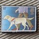 アップサイクル　イギリス　切手ブローチ 9612の画像