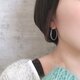 シルバーフープピアス【smith】950 入学式 卒業式 フォーマル