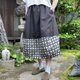 【着物リメイク】ふんわりバルーンスカート/リバーシブル/大島紬の画像
