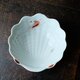 貝殻に海老◆美濃焼。赤絵金彩深皿　現代品　和食器　膾皿　鉢　レトロ　暮らしに。の画像