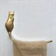 真鍮製　猫の後ろ姿のタオルハンガーの画像