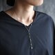 -Peridot-【Y_line】braid necklaceの画像