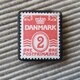 デンマーク　切手ブローチ9650の画像