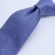 【受注制作】パターンのソリッドタイ/グレイッシュブルー