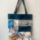 totebag /ヴィンテージ　花柄のトートバッグ ■tf-371の画像