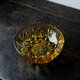琥珀色で可愛い◇昭和期　戦後　アンバーガラス鉢　深皿　プレス硝子　丁寧な暮らしに。古民家の画像