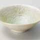◆新品◆　加藤六兵衛造 美濃焼緑釉白粉引き並平茶碗 1個のサイズ/約φ12.7×4.5cmの画像